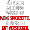 Abschlussprüfungen Bestanden - Spickzettel Sprüche