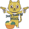 Don't touch my wool!