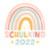 Bunter Regenbogen Schulkind 2022