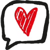 Heart Comic Cartoon Speech Bubble