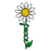 Weltfriedensfreiheits blumen geschenk