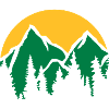 Mountains Sun Conifers