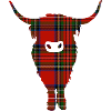 Tartan Highland Coo