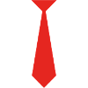 Cravate rouge