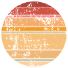 Retro Sunset Background Circle