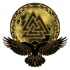 Raven Valknut Full Moon