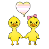 Duck Couple Pangender Pride