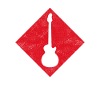 Rock Electric Guitar Logo