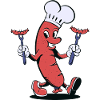 Sausage Grill Cartoon