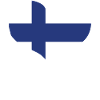 Finland Heart Flag