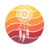 Dream catcher with sunrise - sunset