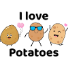 Potato Lover Potatoes Funny Saying