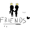 venner venskab kroen dronninger symbol