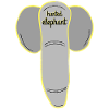 Divertente elefante o grande camicia di design del pene