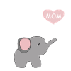 Elephant with Heart MOM