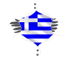 Greece flag proud