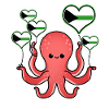 Octopus Balloon Demiromantic Pride