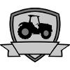 Sign Farm Tractor