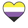 LGBT Heart - LGBTQIA Non Binary
