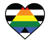 LGBT Heart - LGBTQIA Just Ally