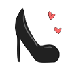 high heels shoe girlish female