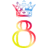 8 Zahl Krone