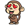 Monkey Emoticon Emotion Monkey Lover