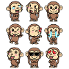 Monkey Emoticon Emotion Monkey Lover