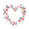 flowers heart