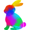 bunter Hase