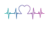 Bisexual Bi Pride Flag Heartbeat