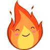 Warmth of the fire animal motif