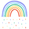Regenbogen Regen