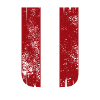 Red Shield Crest with White Xs