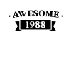 Funny Birthday Awesome 1988