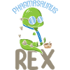 Pharmasaurus Rex Funny Pharmacist Dinosaur