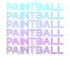 Paintball Player Team Retro