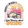 Opossum Gift Possum Pouch Rat