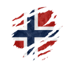 NORVEGIA BANDIERA NORVEGESE SCANDINAVIA NOREG