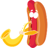 Saxophonist Saxophone Wurst Music Musician