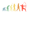 Bogen Evolution Retro Bogenschießen Bogenschütze