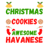 Christmas Havanese Biscuits