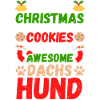 Biscuits teckels de Noël