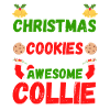 Biscuits de Noël Collie