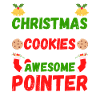Christmas English Pointer Cookies