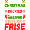 Christmas Bichon Frise Cookies