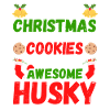 Biscuits Husky de Noël