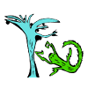 Frog and tree