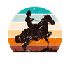 Chevaux Western Cowboy Rider