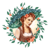 Mädchen mit Regenschirm